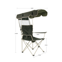 Hot selling outdoor furniture folding portable chair with canopy comfortable pcinic metal chair